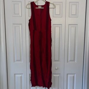 Universal Thread Vibrant Red and Black Dress